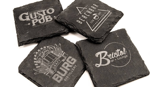 Personalized Coaster Set, any name , text or symbol