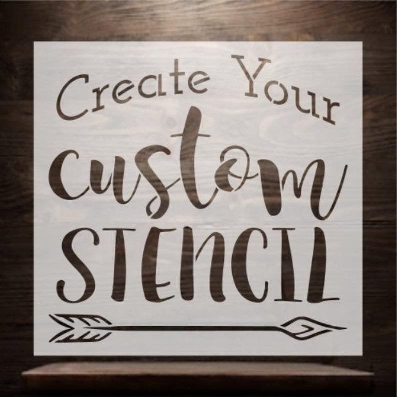 Stencils clear mylar!! - text, images, designs, logo