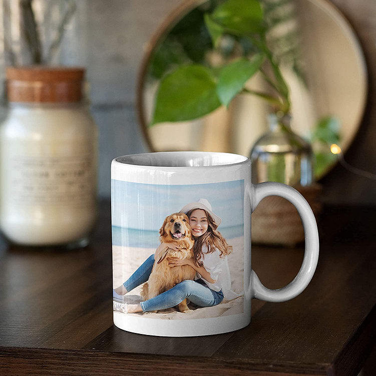 Custom Photo Coffee Mugs, Personalized Mugs w Photo & Customizable